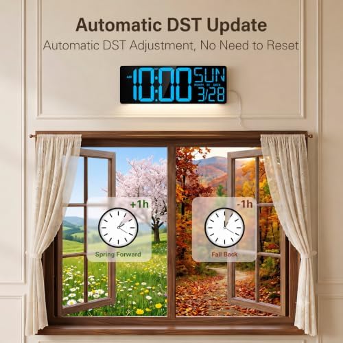 JALL 18" Large Digital Wall Clock - Image 4