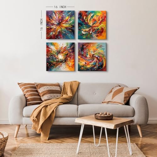 BL BORLINART Colorful Abstract Wall Art - Image 2