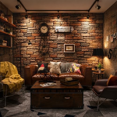 3D Wall Panels Peel and Stick, 3D Brick Wallpaper Peel and Stick, Faux Stone - Image 7