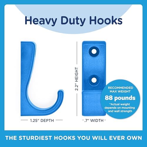 Toughook Heavy Duty Hooks for Hanging Coats, Baseball Hats - Image 6