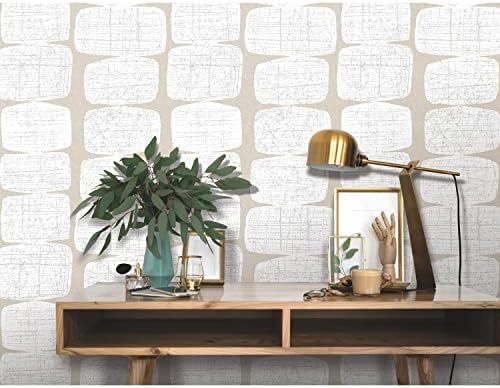 RoomMates Mid-Century Beads Peel and Stick Wallpaper by RoomMates
