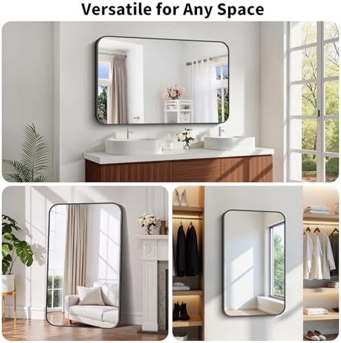 Koonmi Bathroom Wall Mirror, 30x50 Inch Large Vanity Mirror - Image 6