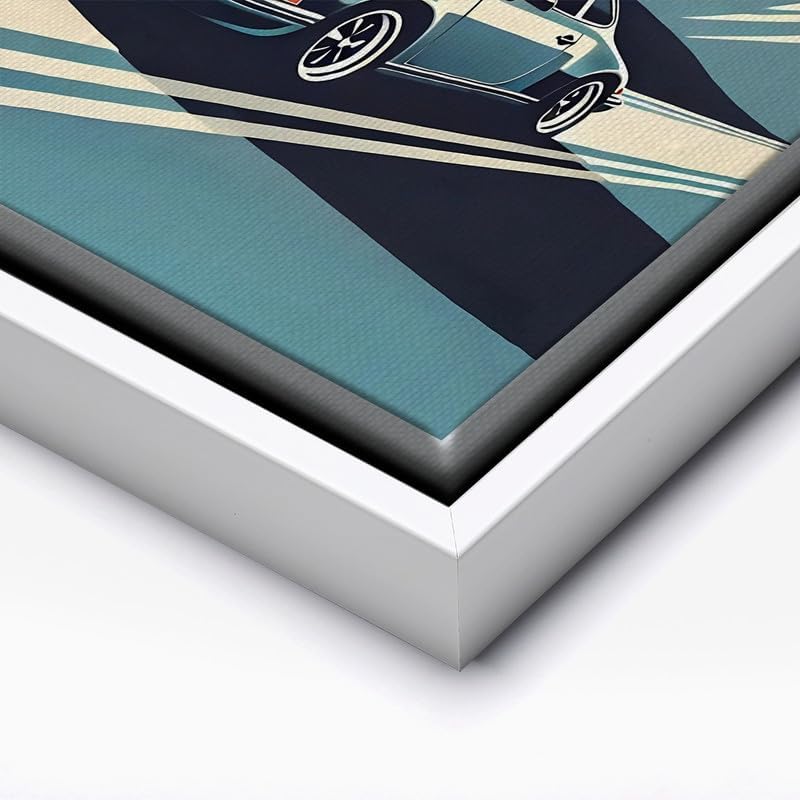 InkFlow Posters Vintage Sports Car Canvas Poster - Image 2