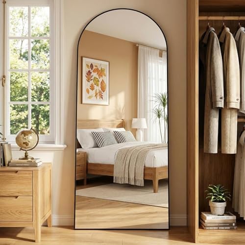 71"x28" Arched Full Length Mirror, Full Body Mirror by Furnbar