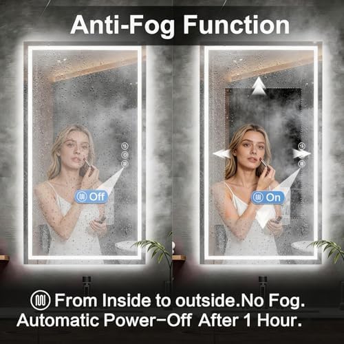 60"x 36" LED Bathroom Mirror - Image 5