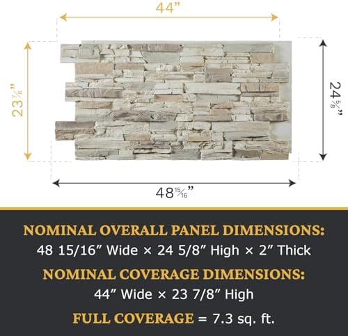 AZ Faux High-Density Polyurethane Faux Stone Wall Covering Panels - Image 2
