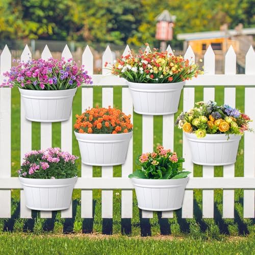 Layhit 6 Pcs Wall Hanging Planters, 10 Inches by ShungLan