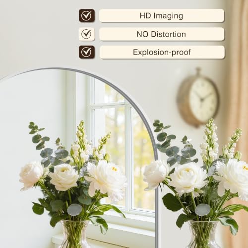Arched Bathroom Vanity Mirror for Over Sink - Image 4