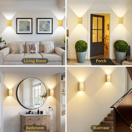 Eneru Motion Sensor Wall Sconce, 1 Pack Rechargeable Wireless Lights Indoor - Image 5