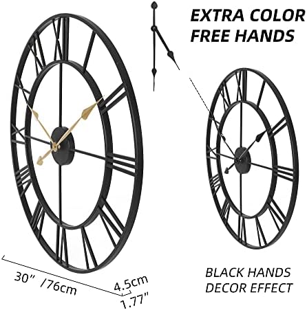 INFINITY TIME Oversized 30 Inch Wall Clocks - Image 2