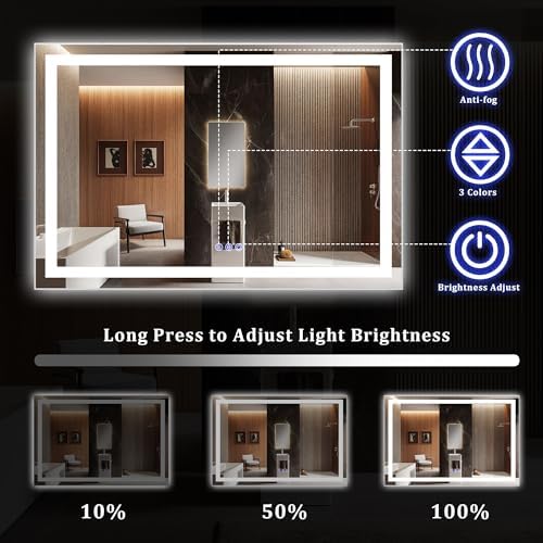 47"x 47" LED Bathroom Mirror - Image 3