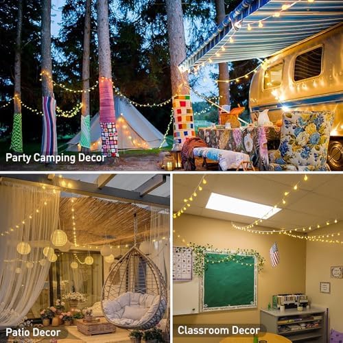 147ft 300 LED 8 Modes Globe String Lights Outdoor Waterproof - Image 6