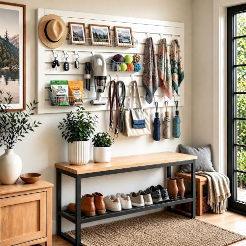Slat Wall Paneling 4x2 ft Garage Organizer Storage Systems, Heavy Duty PVC - Image 7