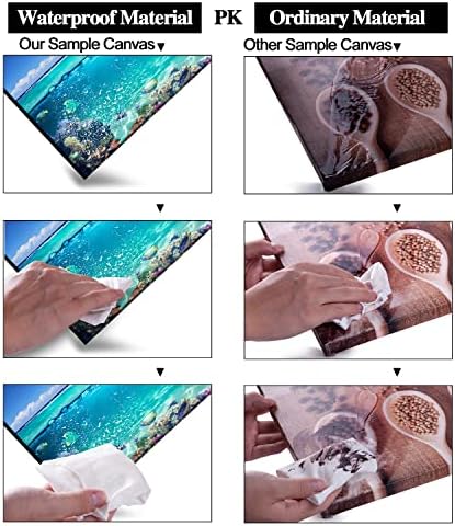Tropical Island Coral Reef Landscape Canvas Wall Art - Image 6