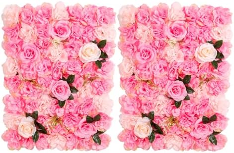 Flower Wall Backdrop 2 Panels 16×24 Inch by BloomTrend