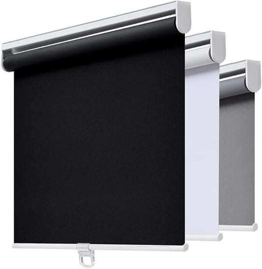 Customize Cordless Roller Shades Blackout Blinds by AOSKY