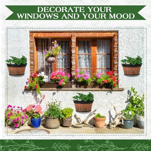 Layhit 6 Pcs Wall Hanging Planters, 10 Inches - Image 4