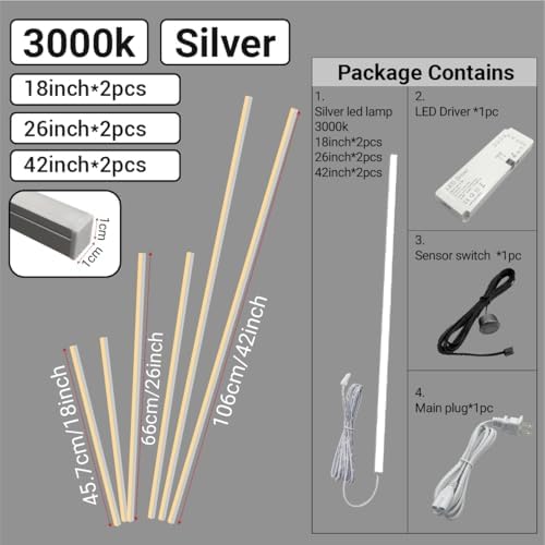 HAMRVL LED Recessed Lighting for Wall Panels, Dimmable Self-Adhesive 3000K Slat - Image 4
