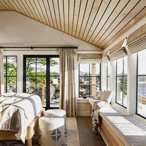 Wood Grain 2 x 15.8"W x 236"L Peel and Stick Wall Panels, 3D Soundproof Oak - Image 3