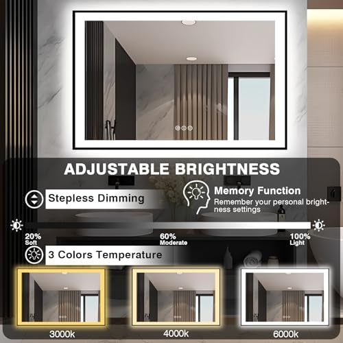 EchosLife 51x32 LED Bathroom Mirror - Image 5
