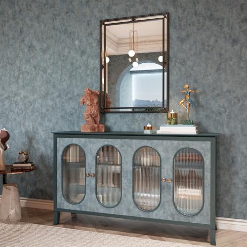 Extra Wide Peel and Stick Wallpaper Blue/Gray Textured Wallpaper 31.5"x354" - Image 5