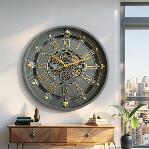 ImprovingLife The Gears Clock 26'' inch Wall Clock - Image 4