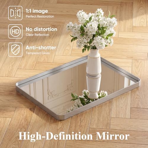 NEWBULIG Bathroom Mirror for Over Sink, 32X48 Inch Wall Vanity Mirror - Image 3