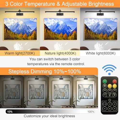 Tassuowell Picture Light Battery Operated - Image 2