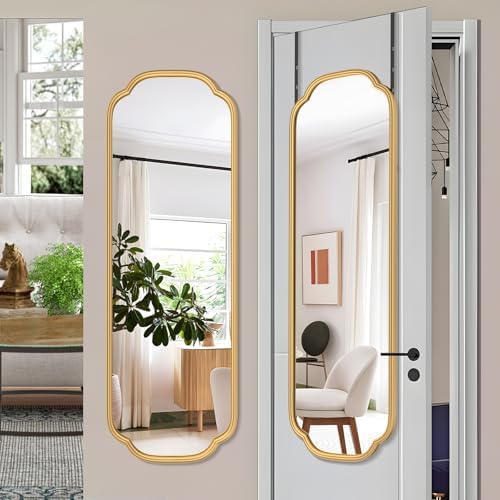 Ferytange 48"x16" Gold Door Mirror Full Length Over The Door by FerytangeHome