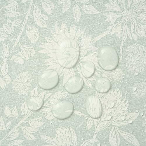Safiyya Light Green Floral Wallpaper Peel and Stick Contact Paper Leaf Modern - Image 6