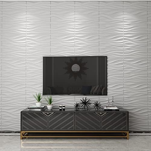 Art3d 19.7" x 19.7" Wall Panel Wavy - Image 4