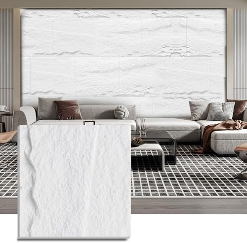 8 PCS 3D Faux Stone Wall Panels Coverings Interior & Exterior Walls, by Unknown