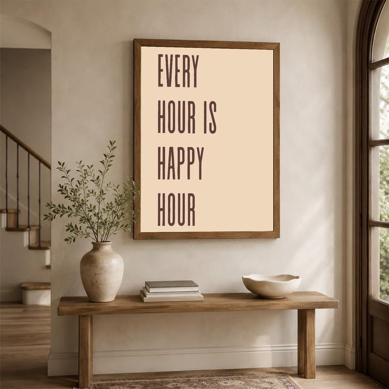InkFlow Posters Every Hour Happy Hour Canvas Poster - Image 5