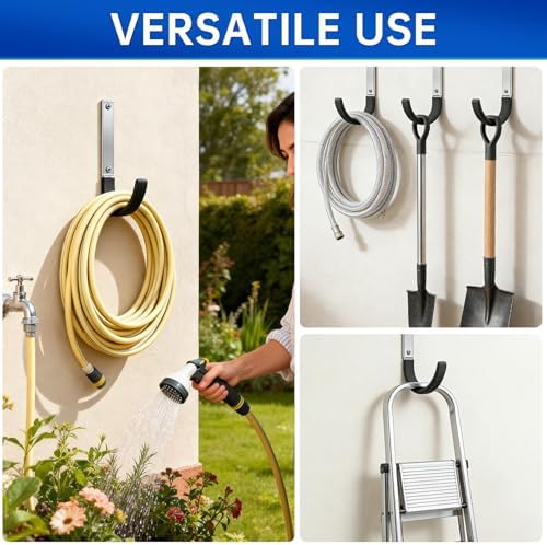 GeeWatom Heavy Duty Steel Garage Hooks, Garage Storage Utility Hooks, Heavy - Image 4