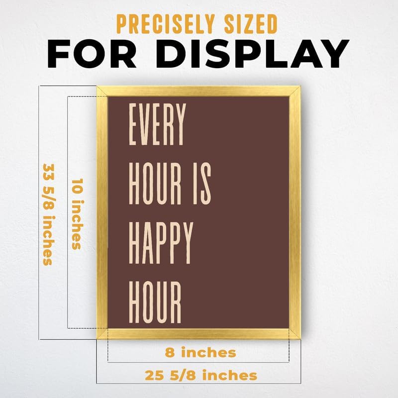 InkFlow Posters Every Hour Happy Hour Canvas Poster - Image 3