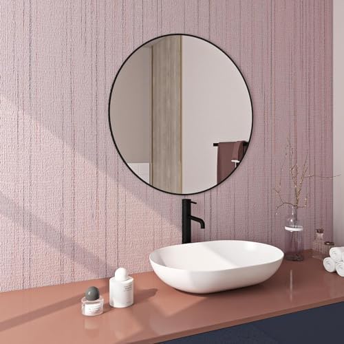 FunStick 24"x200" Pink Textured Wallpaper Stick and Peel Embossed Grass Cloth - Image 4