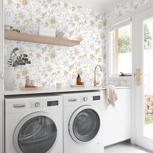 CiCiwind 17.3" × 197" Floral Peel and Stick Wallpaper - Image 5
