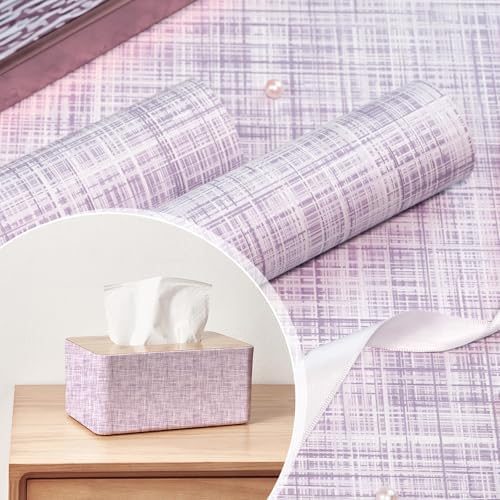 Purple Grasscloth Wallpaper Peel and Stick Wallpaper Texture Contact Paper - Image 2