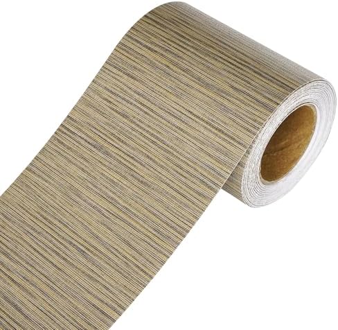 YENHOME Mirror Frame Border Textured Wallpaper Border Peel and Stick Grasscloth by Yenhome