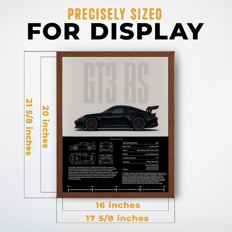 InkFlow Posters Vintage Racing Car Canvas Poster - Image 3