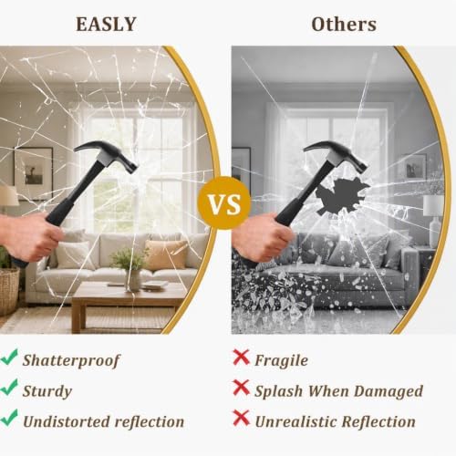Easly 40 Inch Round Mirror - Image 7