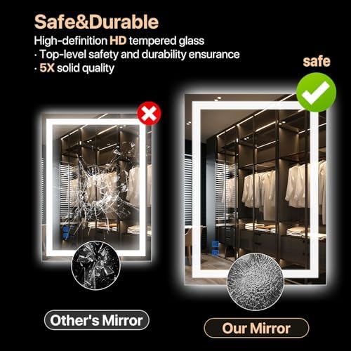 32”x24“ LED Bathroom Mirror - Image 6