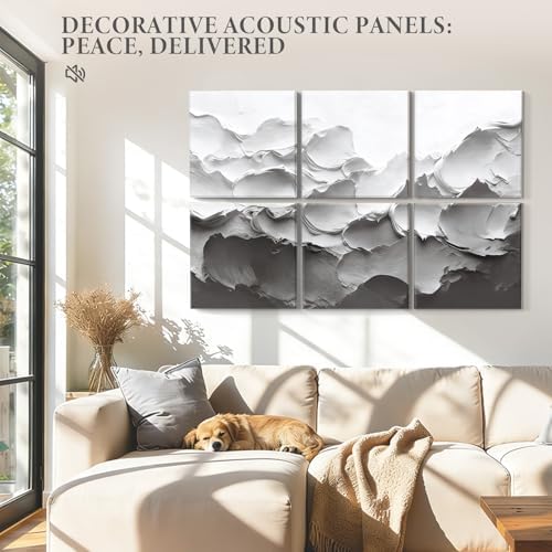 JBER Acoustical Wall Panels 72" x 48", Art Acoustic Panels - Image 6