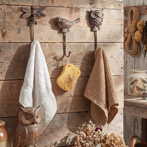 Hicarer 3 Pcs Animal Wall Hooks Cast Iron Hangers - Image 3