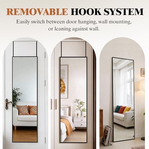 DUMOS Full Length Mirror Over the Door - Image 4