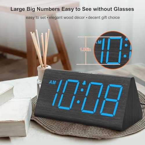 DreamSky Wooden Digital Alarm Clock - Image 2