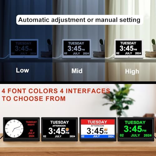 2026 Digital Clock Plug-in, Power Outage Memory, DST Display Time, and Year - Image 5