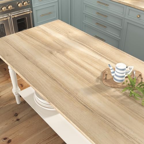 WESTICK Light Wood Grain Contact Paper Peel and Stick Countertop Waterproof - Image 5