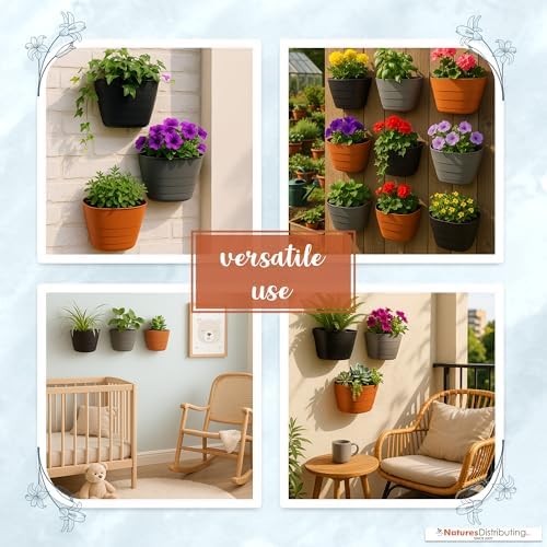 12 Inch Self-Watering Wall Planter - Image 3