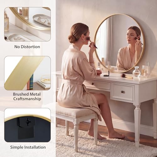 Sweetcrispy Round Bathroom Mirror - Image 3